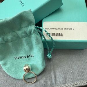 Tiffany & Co. Sterling Silver Ball Ring